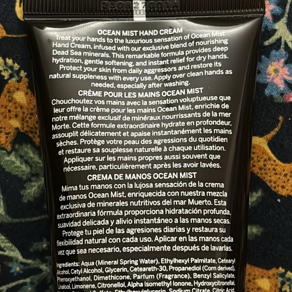 Ocean Mist Hand Cream lotion vacation smell exotic retreat vibe moisturizer NWT - Picture 6 of 6